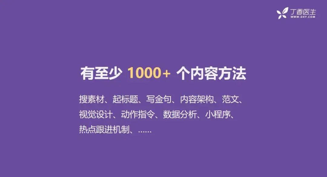 全網(wǎng)粉絲5000萬，丁香醫(yī)生有哪些可復(fù)制的爆款內(nèi)容方法論？